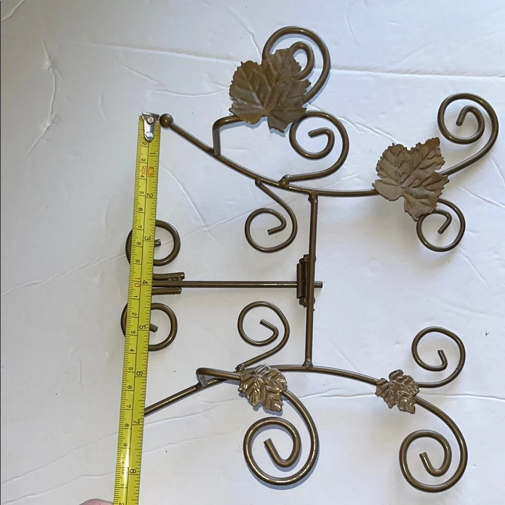 Vintage Elegant Easel Gold and Brown Leaf Book Stand